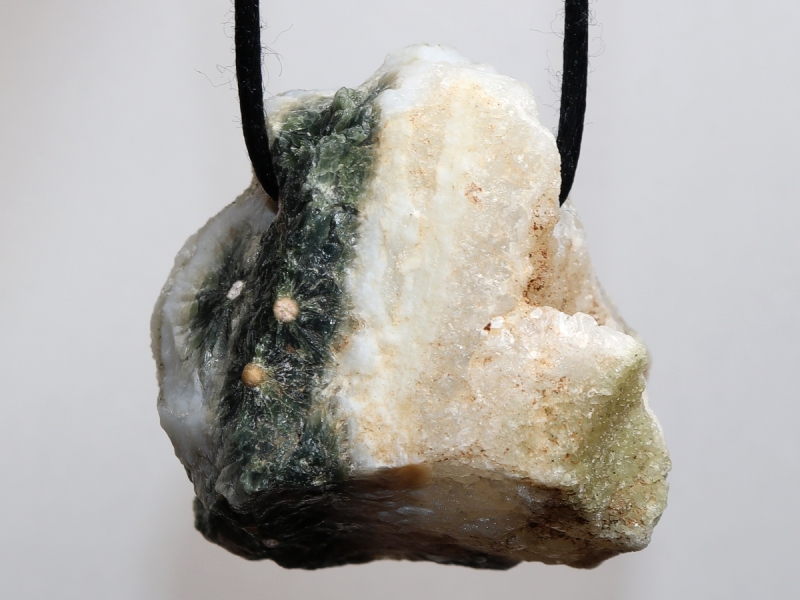 ocean jasper with cord or silver 925