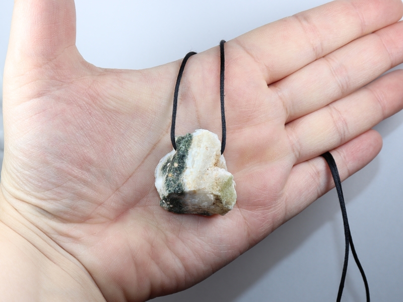 ocean jasper with cord or silver 925