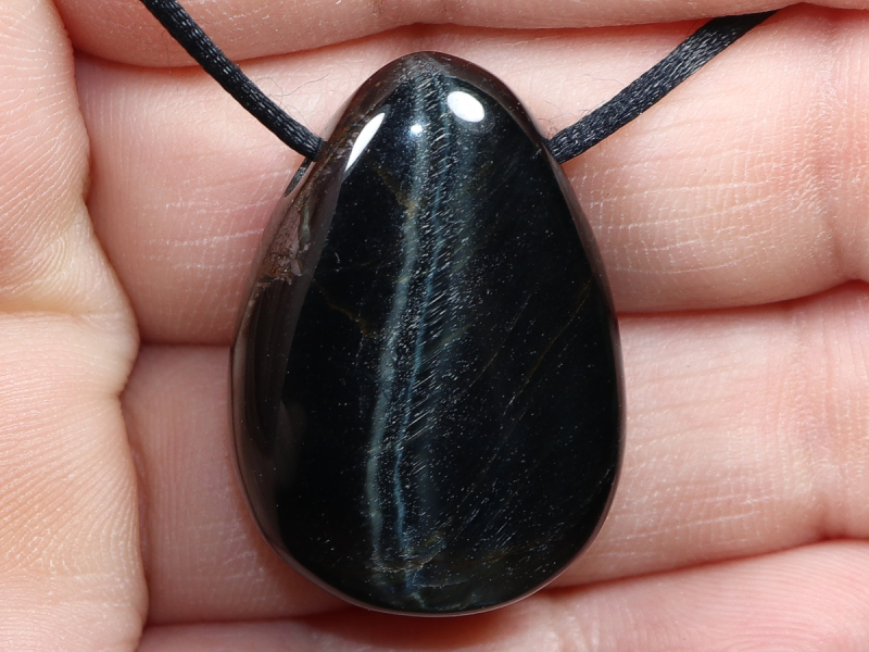 Falkenauge mit Band oder Silber 925