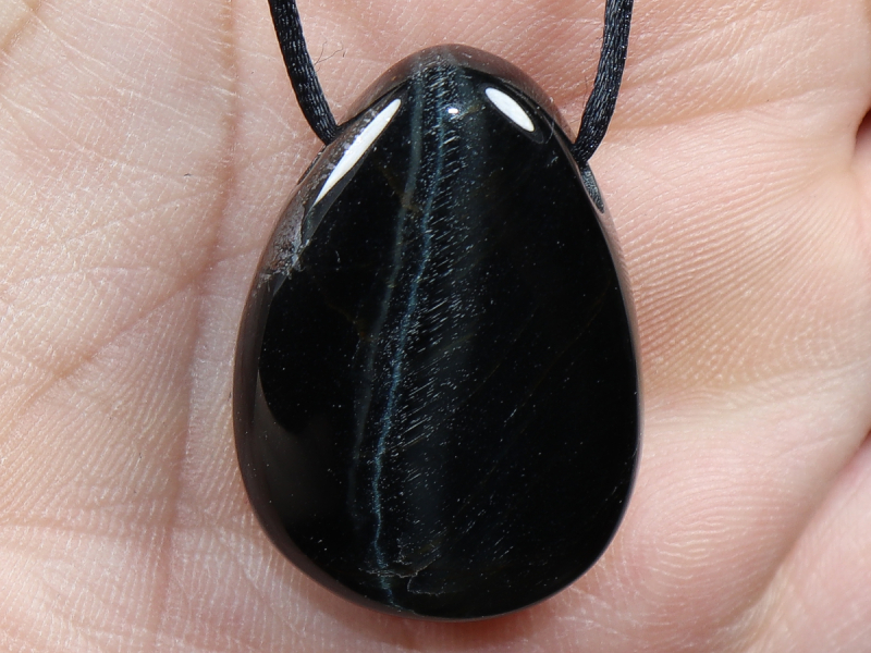 Falkenauge mit Band oder Silber 925