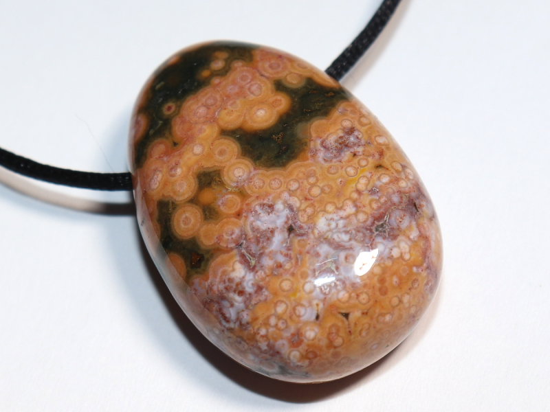 Ozeanjaspis mit Band oder Silber 925