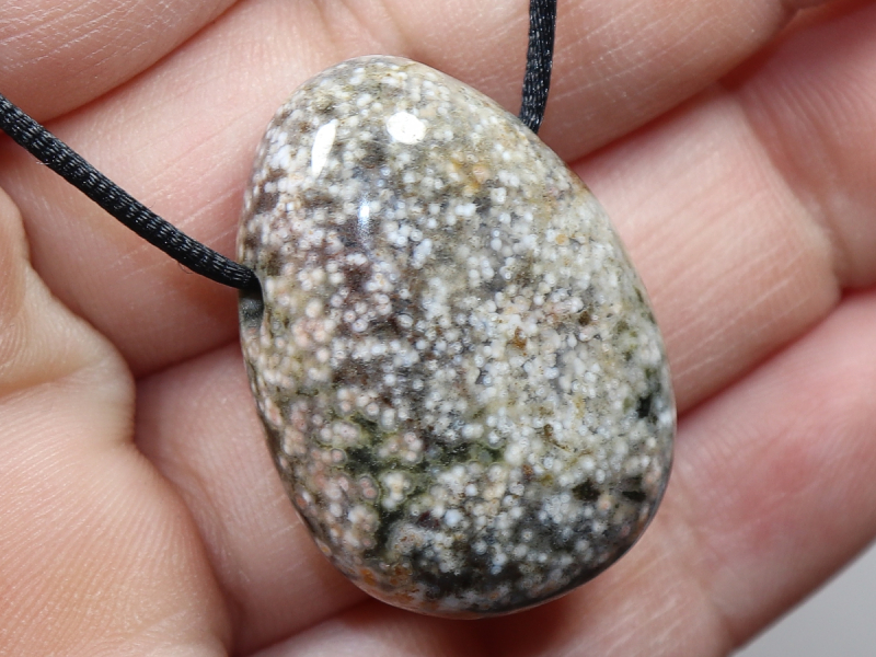 Ozeanjaspis mit Band oder Silber 925