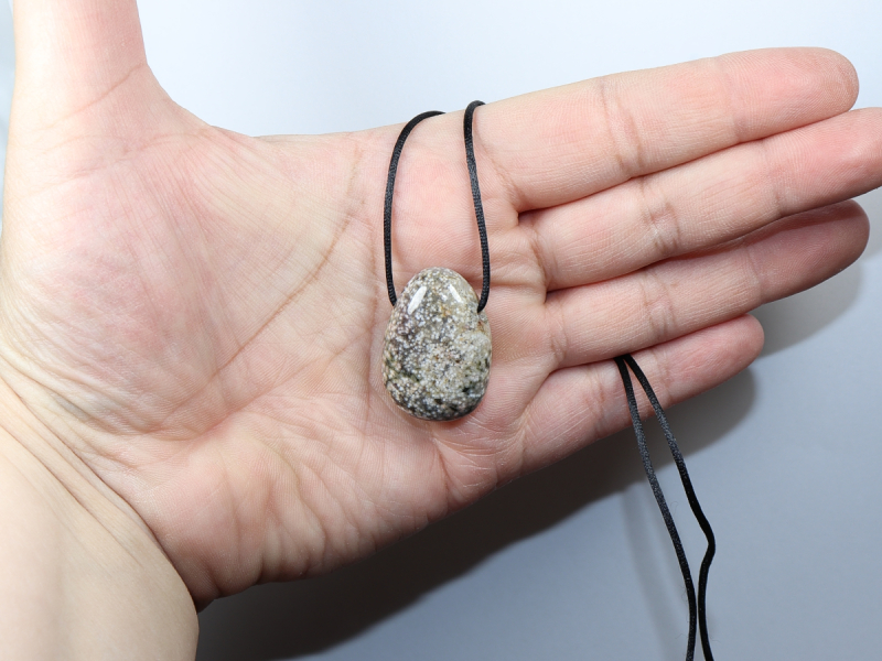 Ozeanjaspis mit Band oder Silber 925