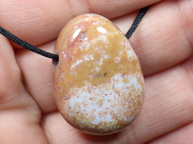 Ozeanjaspis mit Band oder Silber 925