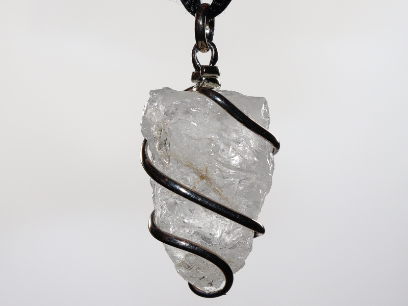 Bergkristall mit Band oder Silber 925