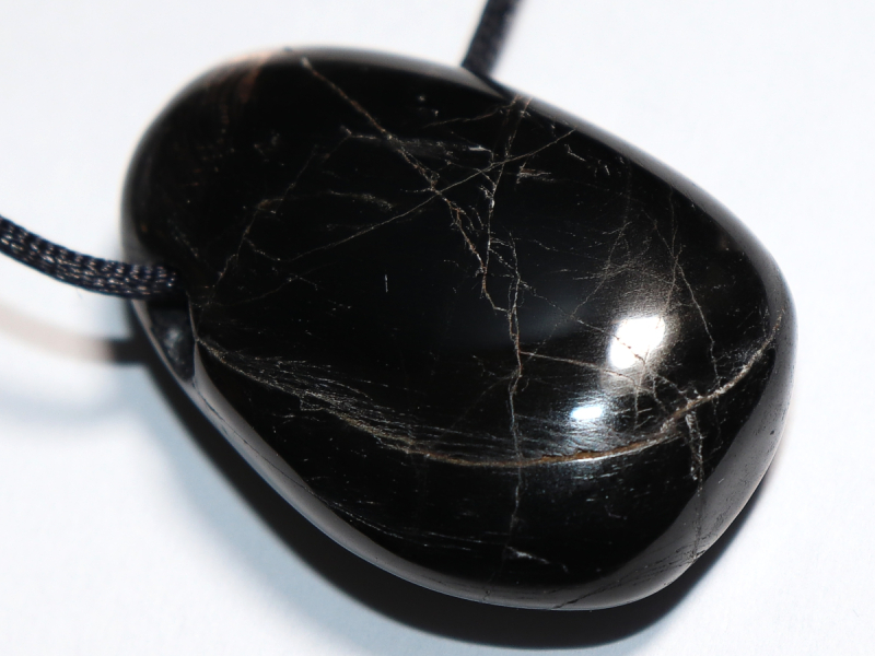 hypersthene with cord or silver 925