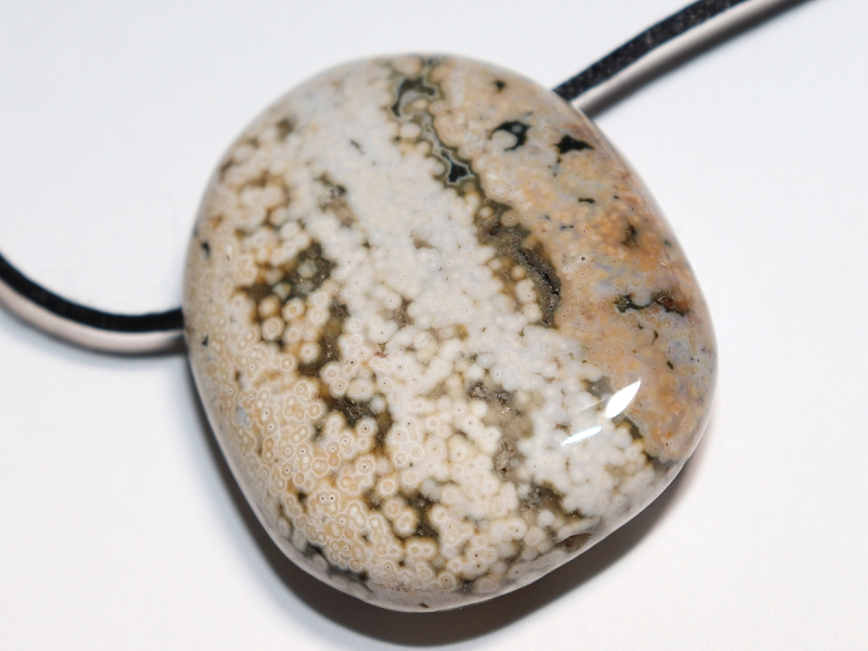 Ozeanjaspis mit Band oder Silber 925