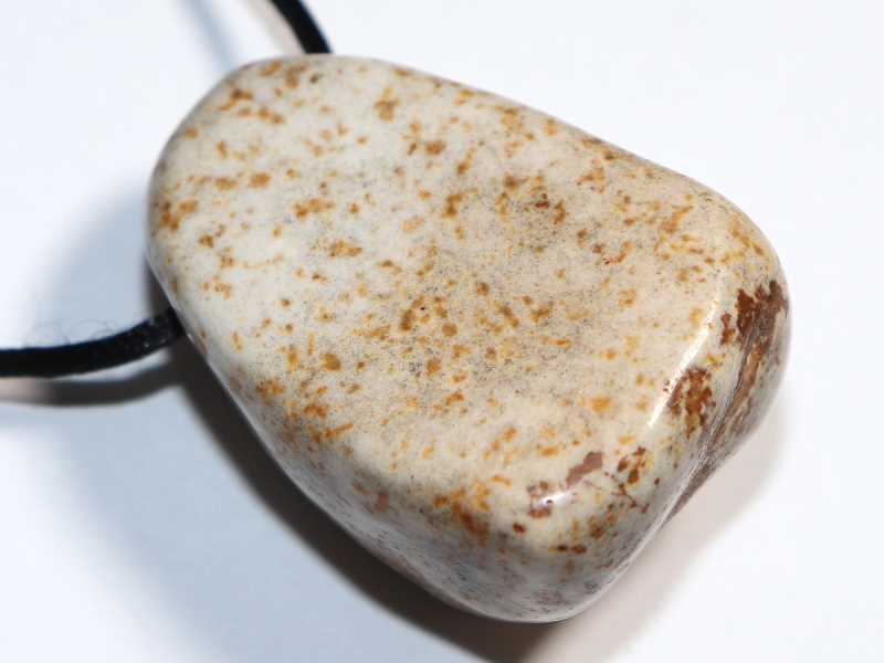picture jasper with cord or silver 925
