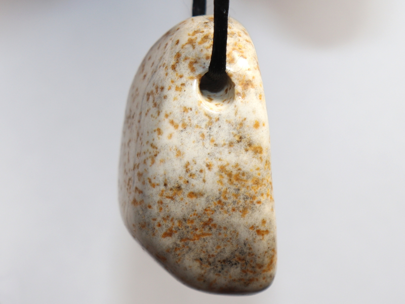 picture jasper with cord or silver 925