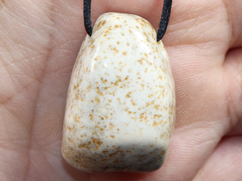 picture jasper with cord or silver 925