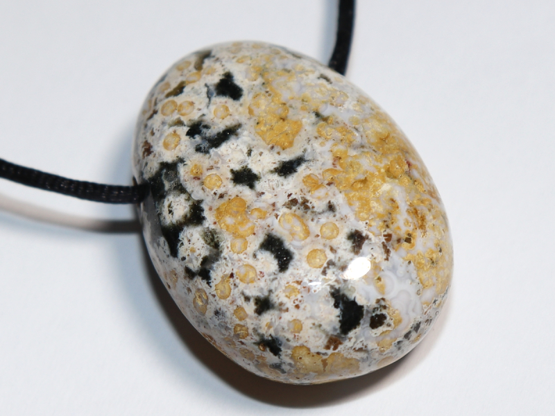 Ozeanjaspis mit Band oder Silber 925