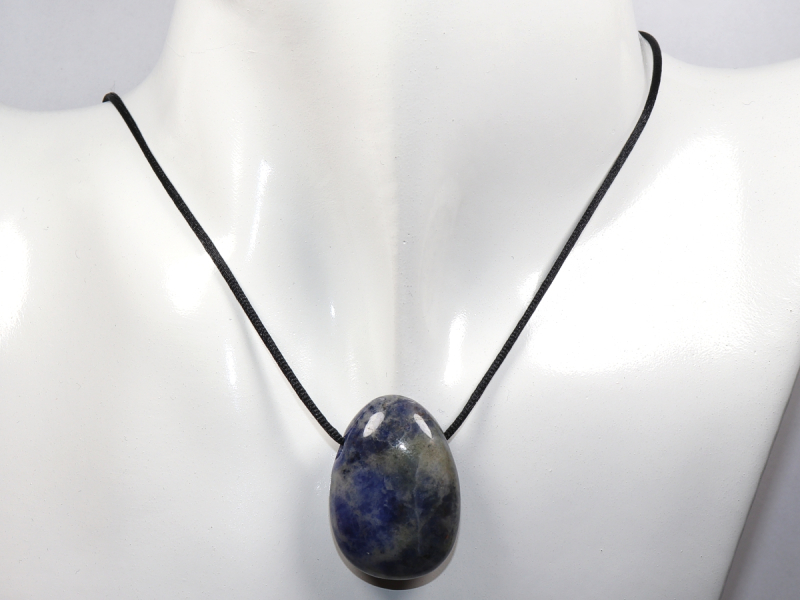 Sodalith mit Band oder Silber 925