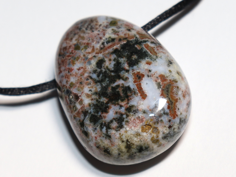 Ozeanjaspis mit Band oder Silber 925
