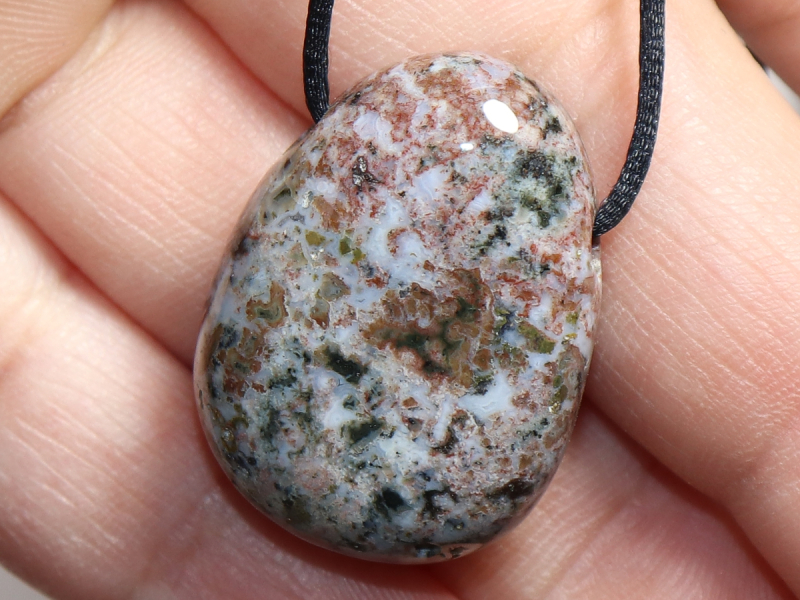 Ozeanjaspis mit Band oder Silber 925