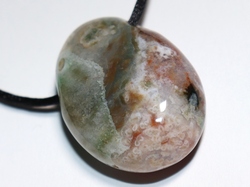 Ozeanjaspis mit Band oder Silber 925