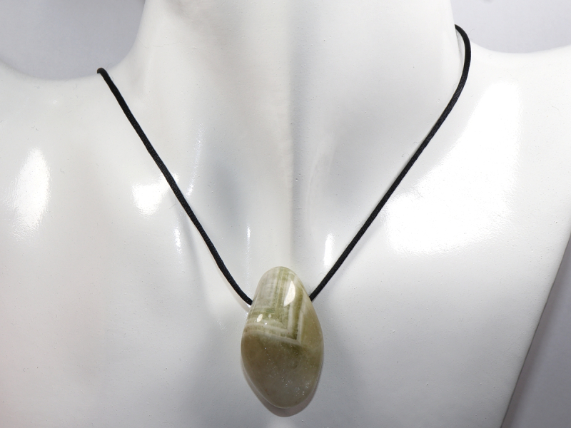 Prasiolith mit Band oder Silber 925