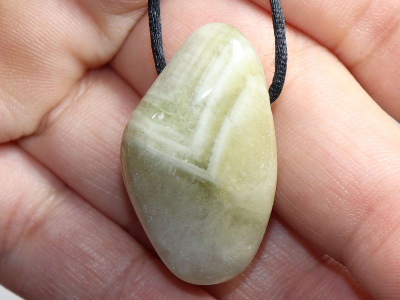 Prasiolith mit Band oder Silber 925