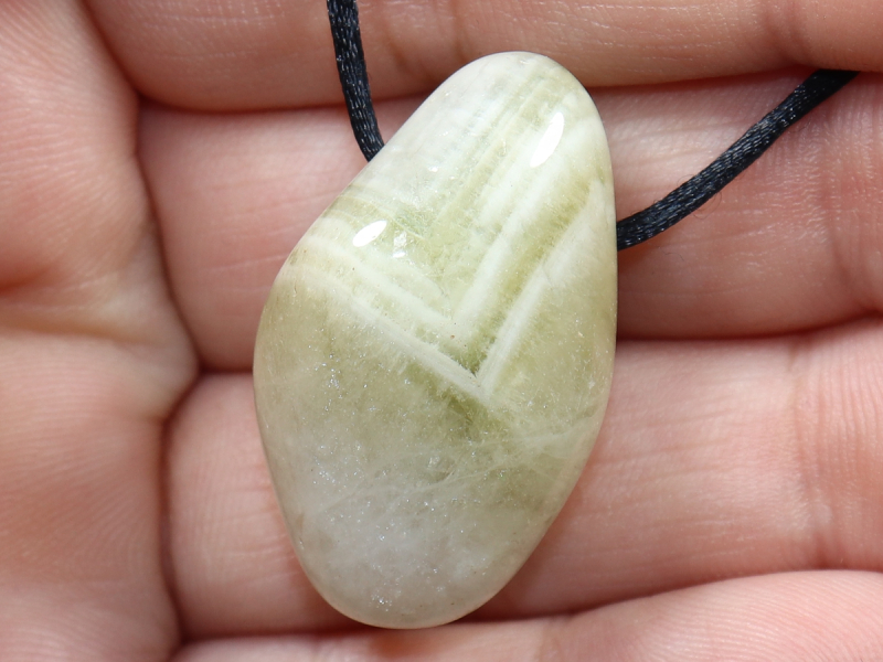 Prasiolith mit Band oder Silber 925