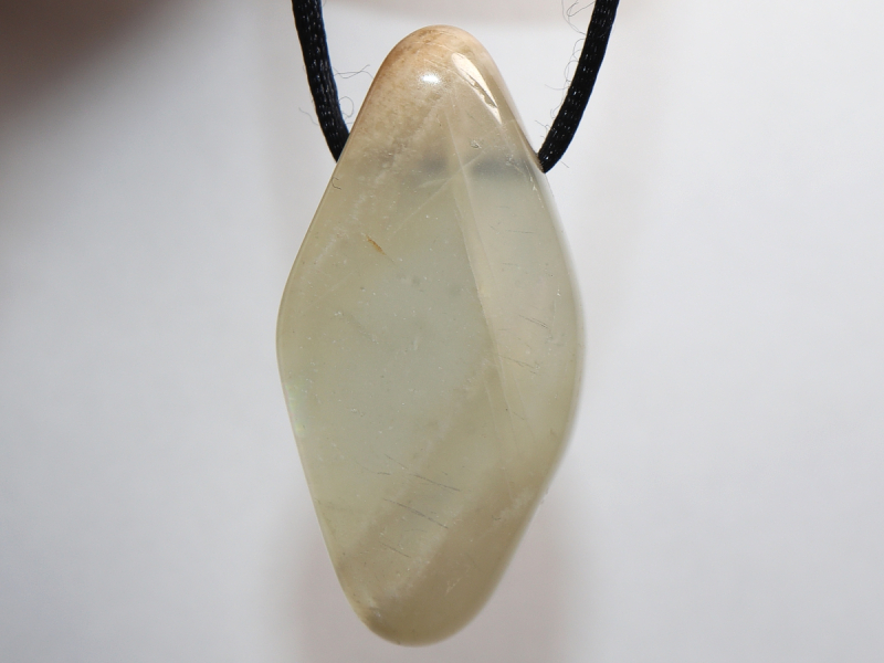 moonstone with cord or silver 925