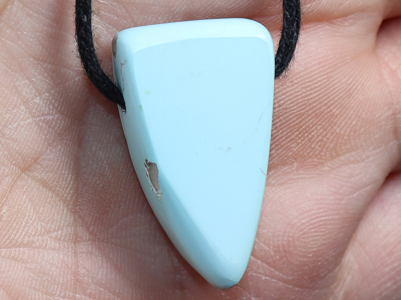 turquoise with cord or silver 925