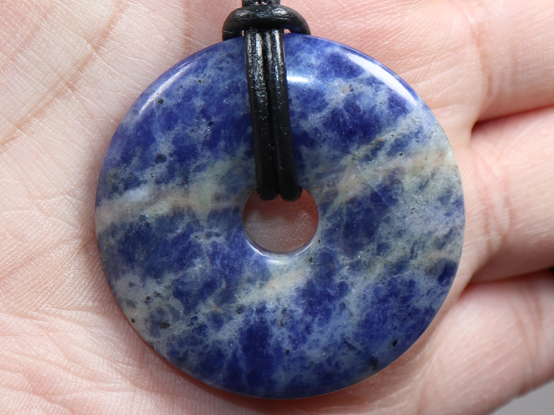 sodalite with cord