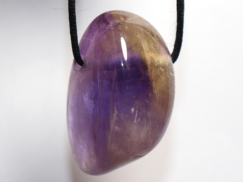 Ametrin mit Band oder Silber 925