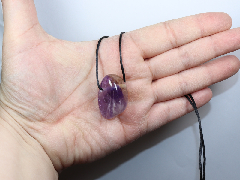 Ametrin mit Band oder Silber 925