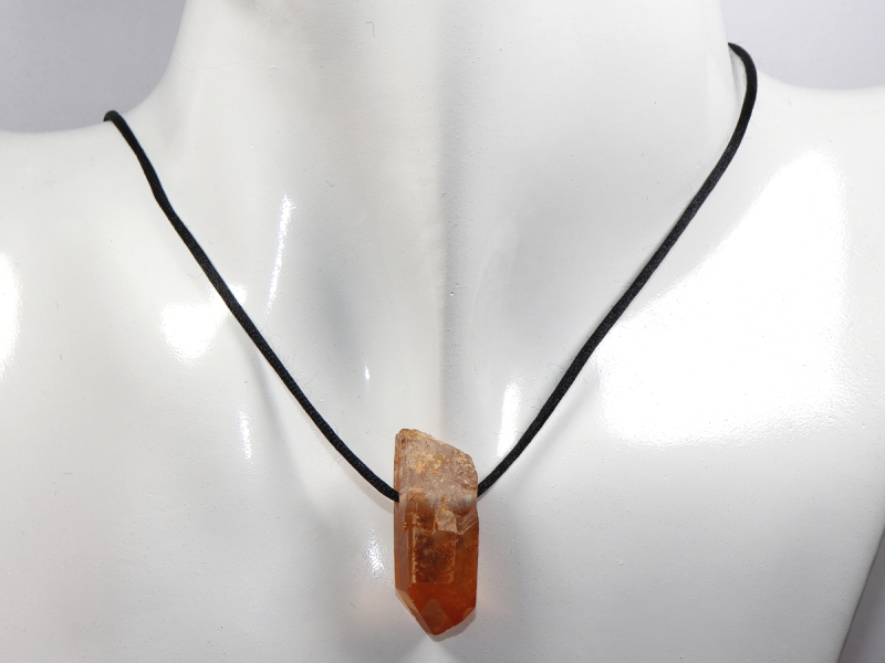 Lemuria-Kristall mit Band oder Silber 925