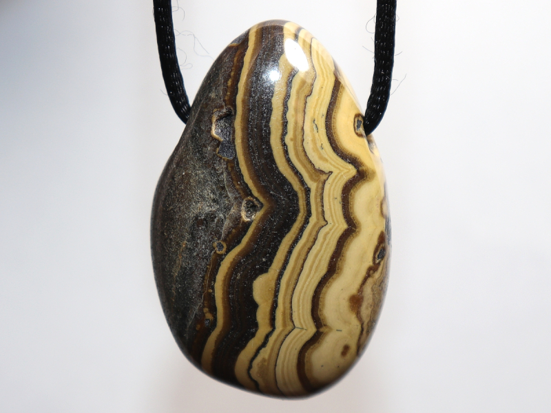 schalenblende with cord or silver 925