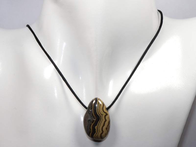 schalenblende with cord or silver 925