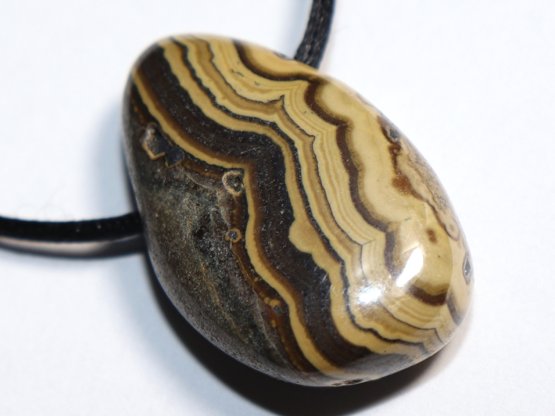 schalenblende with cord or silver 925