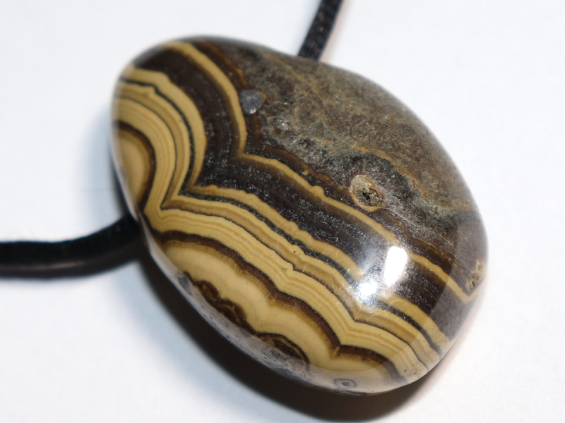 schalenblende with cord or silver 925