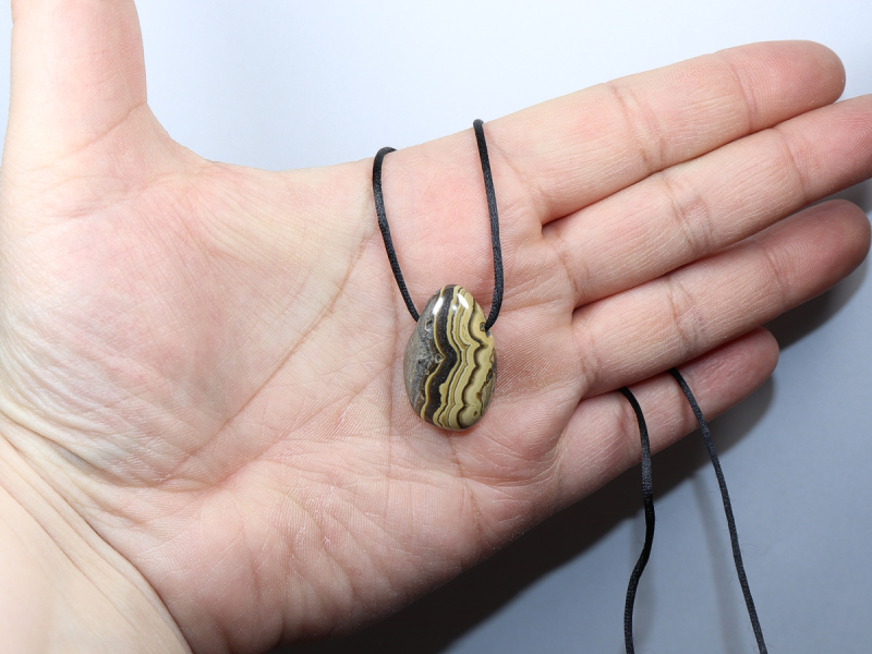 schalenblende with cord or silver 925