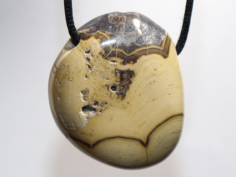 schalenblende with cord or silver 925