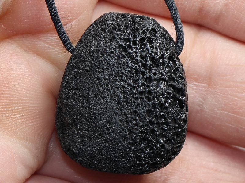 lava with cord or silver 925