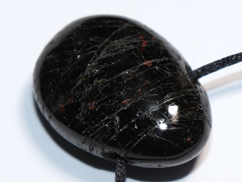 black tourmaline (Schorl) with cord or silver 925