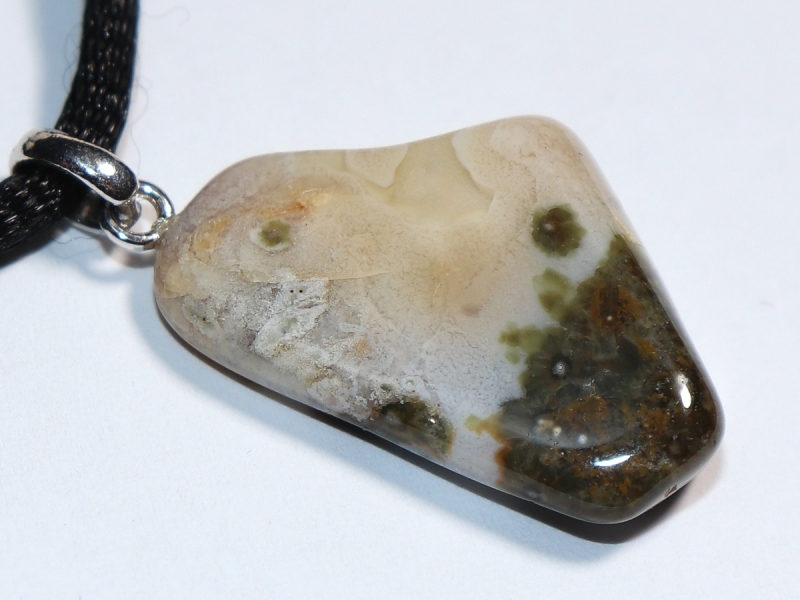 Ozeanjaspis mit Band oder Silber 925