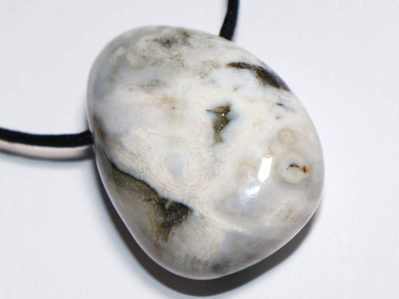 Ozeanjaspis mit Band oder Silber 925