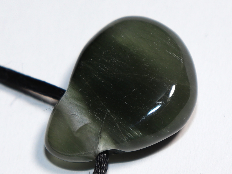 Aktinolithquarz mit Band oder Silber 925