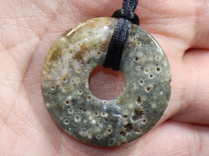 ocean jasper with nylon cord