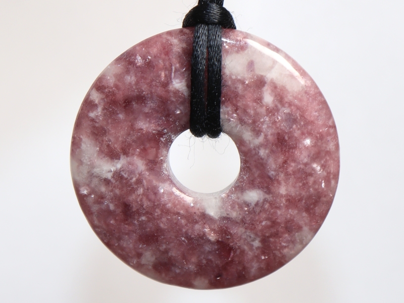 lepidolite with cord