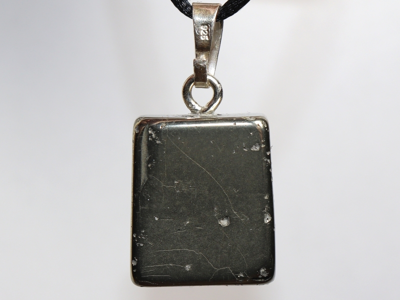 Pyrit mit Band oder Silber 925