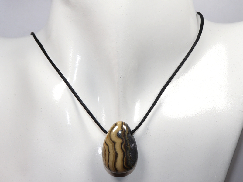 schalenblende with cord or silver 925