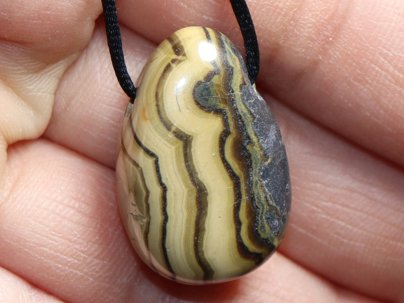 schalenblende with cord or silver 925