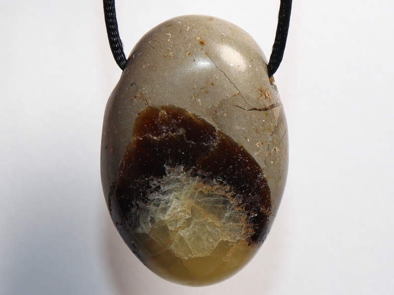 septaria with cord or silver 925