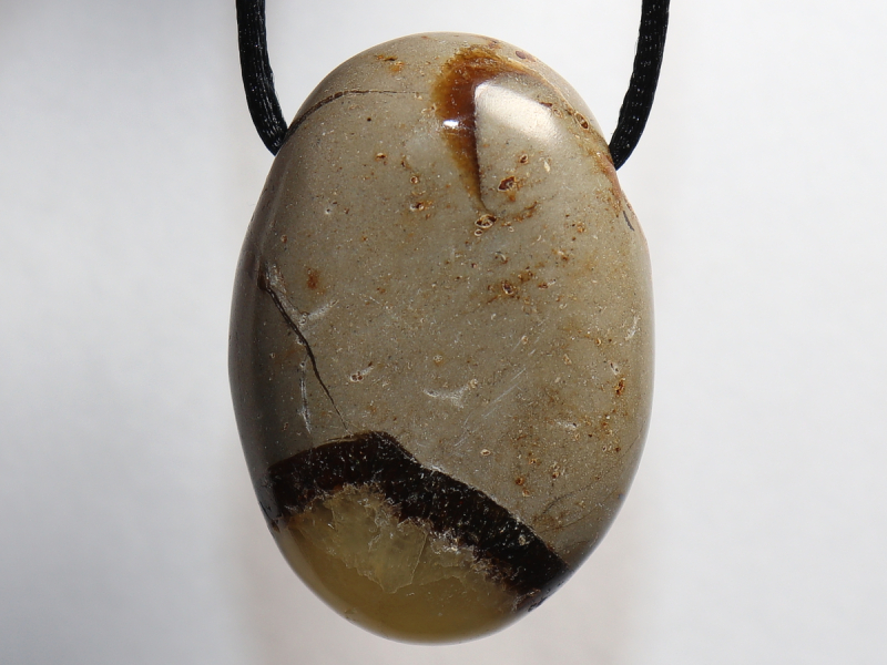 septaria with cord or silver 925