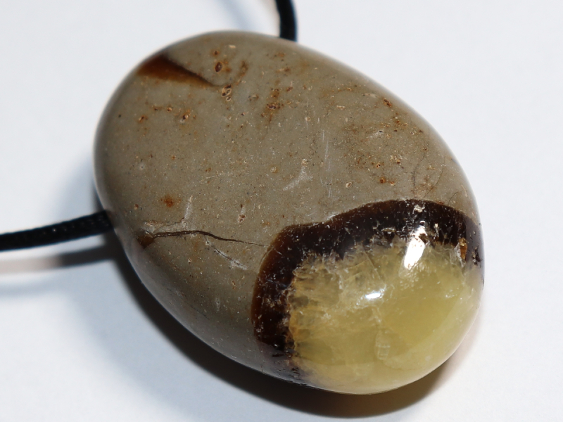 septaria with cord or silver 925