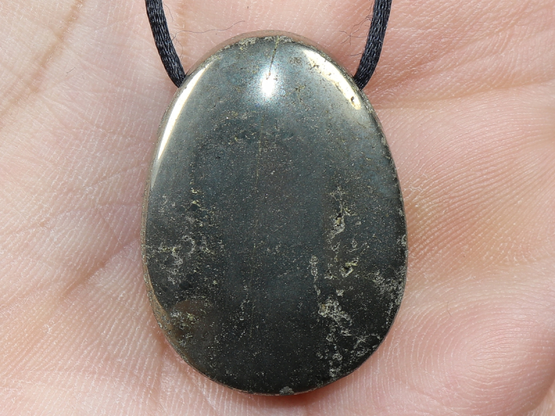 Pyrit mit Band oder Silber 925