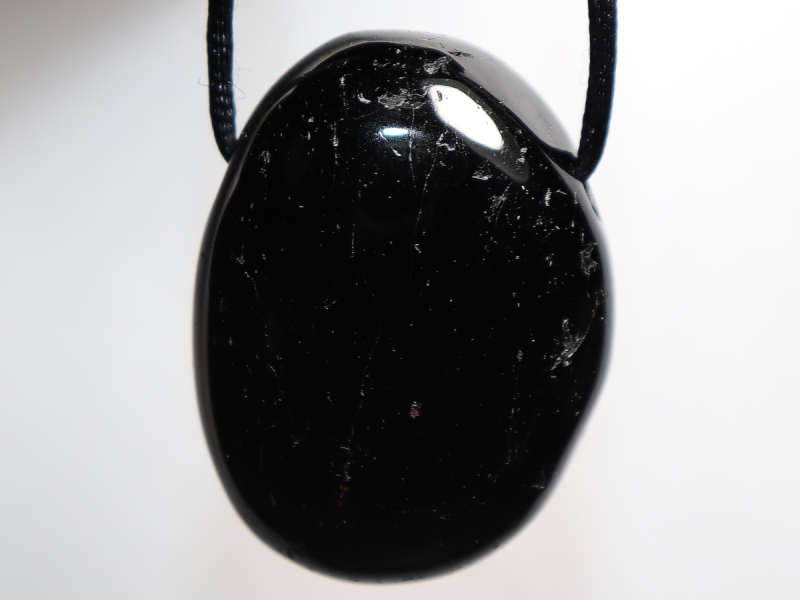 black tourmaline (Schorl) with cord or silver 925