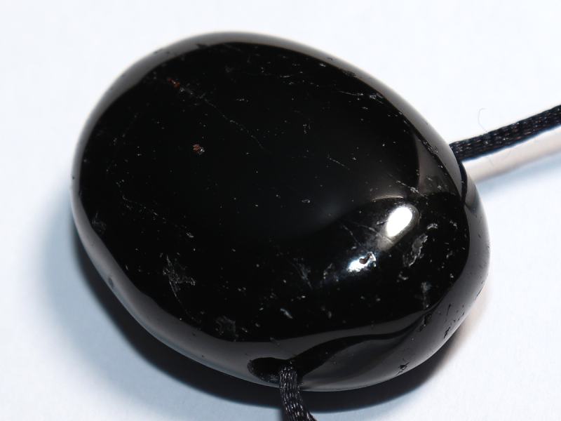 black tourmaline (Schorl) with cord or silver 925